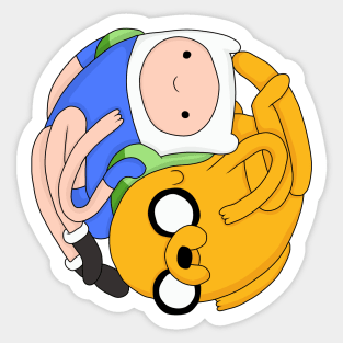 Jake and Finn Sticker